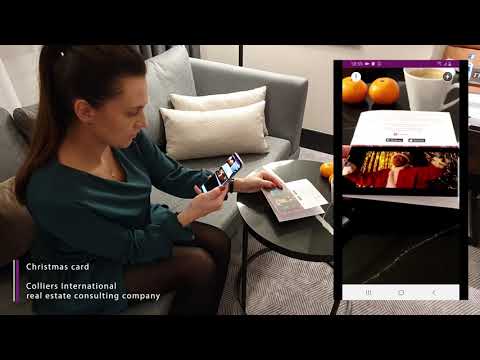 Kadr z archiwum Runvido: Colliers — kartka z życzeniami