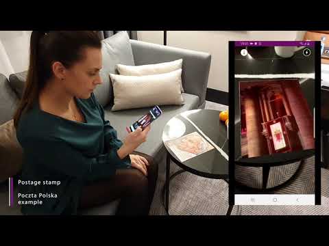 Kadr z archiwum Runvido: Poczta Polska — znaczek z treścią
