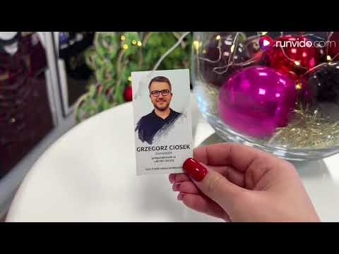 Kadr z archiwum Runvido: Grzegorz Ciosek — mówiąca wizytówka